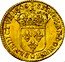 France 1/2 Louis D'or Louis XIV 1690 I KM# 277.7 SIT NOMEN DOMINI BENEDICTVM 1690 I coin reverse