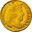France 1/2 Louis D'or Louis XIV 1690 M KM# 277.10 LVD XIIII D G FR ET NAV REX coin obverse