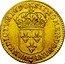 France 1/2 Louis D'or Louis XIV 1691 X KM# 277.14 SIT NOMEN DOMINI BENEDICTVM 1690 X coin reverse
