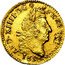 France 1/2 Louis D'or Louis XIV 1694 V KM# 301.16 LVD XIIII D G FR ET NAV REX 1694 coin obverse