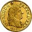 France 1/2 Louis D'or Louis XIV 1668 A KM# 218.1 LVD XIIII D G FR ET NAV REX 1677 coin obverse