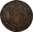 France 1/24 ECU Louis XIV 1643 KM# 139 SIT NOMEN DOMINI BENEDICTVM 1643 A coin reverse