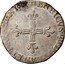 France 1/4 ECU Henry IV 1606 H KM# 27.3 HENRICVS IIII D G FRAN ET NAVA REX 1608 coin obverse