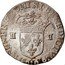 France 1/4 ECU Henry IV 1606 H KM# 27.3 SIT NOMEN DOMINI BENEDICTVM H II II coin reverse