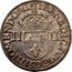 France 1/4 ECU Louis XIII 1642 D KM# 47.4 SIT NOMEN DOMINI BENEDICTVMC D II II coin reverse