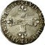 France 1/4 ECU Louis XIII 1643 F KM# 47.6 LVDOVIC XIII D G FRAN ET NAV REX 1643 coin obverse