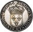France 1/4 ECU Louis XIV 1644 D KM# 161.2 SIT NOMEN DOMINI D BENEDICTVM 1644 coin reverse