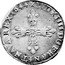 France 1/4 ECU Louis XIV 1644 KM# 142.21 LVD XIIII D G FRAN ET NAVA REX 1644 coin obverse