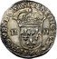 France 1/4 ECU Louis XIV 1644 K KM# 142.9 SIT NOMEN DOMINI BENEDICTVM K II II coin reverse