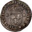 France 1/4 ECU Louis XIV 1644 L KM# 142.10 SIT NOMEN DOMINI BENEDICTVM L II II coin reverse