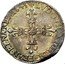 France 1/4 ECU Louis XIV 1645 F KM# 142.5 LVDOVIC XIIII D G FRAN ET NA REX 1646 coin obverse