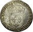 France 1/4 ECU Louis XIV 1655 L KM# 162.12 SIT NOMEN DOMINI L BENEDICTVM 1655 coin reverse