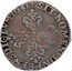 France 1/4 Franc Louis XIII 1641 Z KM# 93.6 SIT NOMEN DOMINI BENEDICTVM 1641 coin reverse