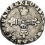 France 1/8 ECU Louis XIII 1611 C KM# 45 LOVIS XIII D G FRANC ET NAVAR REX coin obverse