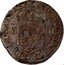 France 1/8 ECU Louis XIII 1642 AR KM# 44.18 LVDOVICVS XIII D G FR ET NAV REX V III coin obverse