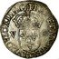 France 1/8 ECU Louis XIII 1643 G KM# 44.7 LVDOVIC XIII D G FRAN ET NAVA REX G V III coin obverse