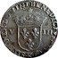 France 1/8 ECU Louis XIV 1644 K KM# 141.7 SIT NOMEN DOMINI BENEDICTVM K V III coin reverse