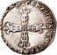France 1/8 ECU (Henry IV) KM# 2.2 HENRICVS 4 D G FRANC ET NAVAR RX coin obverse
