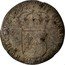 France 15 Deniers Louis XIV 1693 S KM# 285.15 SIT NOMEN DOMINI BENEDICTVM 1693 coin reverse