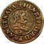France Denier Tournois Henry IV 1608 Z KM# 32 HENRI IIII R D FRAN ET NAVA coin obverse