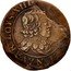 France Double Lorrain Louis XIII 1635 KM# 90 LOYS XIII R D FRAN ET NAVAR coin obverse