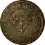 France Double Tournois Louis XIII 1615 T KM# 43.7 DOVBLE TOVRNOIS 1635 coin reverse
