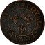 France Double Tournois Louis XIII 1626 D KM# 61.2 DOVBLE TOVRNOIS 1624 coin reverse