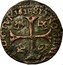 France Douzain Louis XIII 1628 H KM# 58.2 SIT NOMEN DOMINI BENEDICTVM 1618 coin reverse