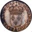 France ECU Louis XIII 1642 KM# 120.2 SIT NOMEN DOMINI A BENEDICTVM 1642 coin reverse
