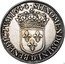 France ECU Louis XIV 1644 D KM# 144.4 SIT NOMEN DOMINI D BENEDICTVM 1644 coin reverse