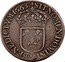 France ECU Louis XIV 1665 Numeral 9 KM# 211.5 SIT NOMEN DOMINI 9 BENEDICTVM 1665 coin reverse