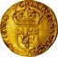 France ECU D’or Louis XIII 1615 S KM# 41.15 LVDOVICVS XIII D G FRAN ET NA REX 1637 coin obverse