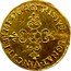 France ECU D’or Louis XIV 1644 I KM# 146.7 CHRISTVS REGNAT VINCIT ET IMP 1644 I coin reverse