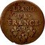 France Liard Louis XIV 1656 KM# 192.3 LIARD DE FRANCE B coin reverse
