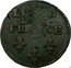France Liard (Louis XIV) KM# 284.9 LIARD DE FRANCE L coin reverse