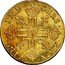 France Louis D'or Louis XIV 1640 A KM# 104 CHRS REGN VINC IMP A LL LL LL LL coin reverse