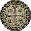 France Sizain Louis XIV 1658 KM# 198 SIT NOMEN DOMINI BENEDICTVM coin reverse