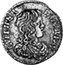 France 1/12 ECU (5 Sols) Orange Principality 1661 KM# 115 GVIL. HNR. D. G. PRI. AV. coin obverse
