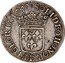 France 1/2 ECU William IX 1649 KM# 95 SOLI DEO HONOR DE ET GLORIA 1649 coin reverse