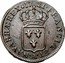 France 1/2 Sol Louis XV 1721 A KM# 451.1 FRANCIÆ ET A NAVARRÆ REX 17 21 coin reverse