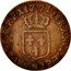 France 1/2 Sol Louis XV 1771 W KM# 544.11 FRANCIÆ ET W NAVARRÆ REX 17 71 coin reverse