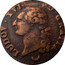 France 1/2 Sol Louis XVI 1782 AA KM# 586.2 LUDOV XVI D GRATIA coin obverse