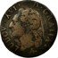 France 1/2 Sol Louis XVI 1785 B KM# 586.3 LUDOV XVI D GRATIA coin obverse