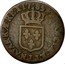 France 1/2 Sol Louis XVI 1785 L Mintage included in KM#585.9 KM# 586.9 FRANCIÆ ET L NAVARRÆ REX 17 85 coin reverse