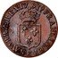 France 1/2 Sol Louis XVI 1791 K Mintage included in KM#585.8 KM# 586.8 FRANCIÆ ET K NAVARRÆ REX 17 91 coin reverse