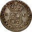 France 10 Sols-1/8 ECU Louis XV 1719 Numeral 9 KM# 441.16 SIT NOMEN DOMINI 9 BENEDICTVM 1719 coin reverse