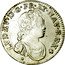 France 12 Sols (1/10 ECU) Louis XV 1716 K KM# 418.9 LVD XV D G FR ET NAV REX coin obverse