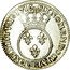 France 12 Sols (1/10 ECU) Louis XV 1716 K KM# 418.9 SIT NOMEN DOMINI K BENEDICTVM 1716 coin reverse