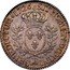 France 12 Sols (1/10 ECU) Louis XV 1726 E KM# 481.7 SIT NOMEN DOMINI E BENEDICTUM 1726 coin reverse