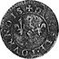 France 2 Deniers (Tournois) Francis de Bourbon ND KM# 5 DOVBLE TOVRNOIS coin reverse